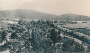 Bilde av Eldste bilde fra Badeparken - 1862